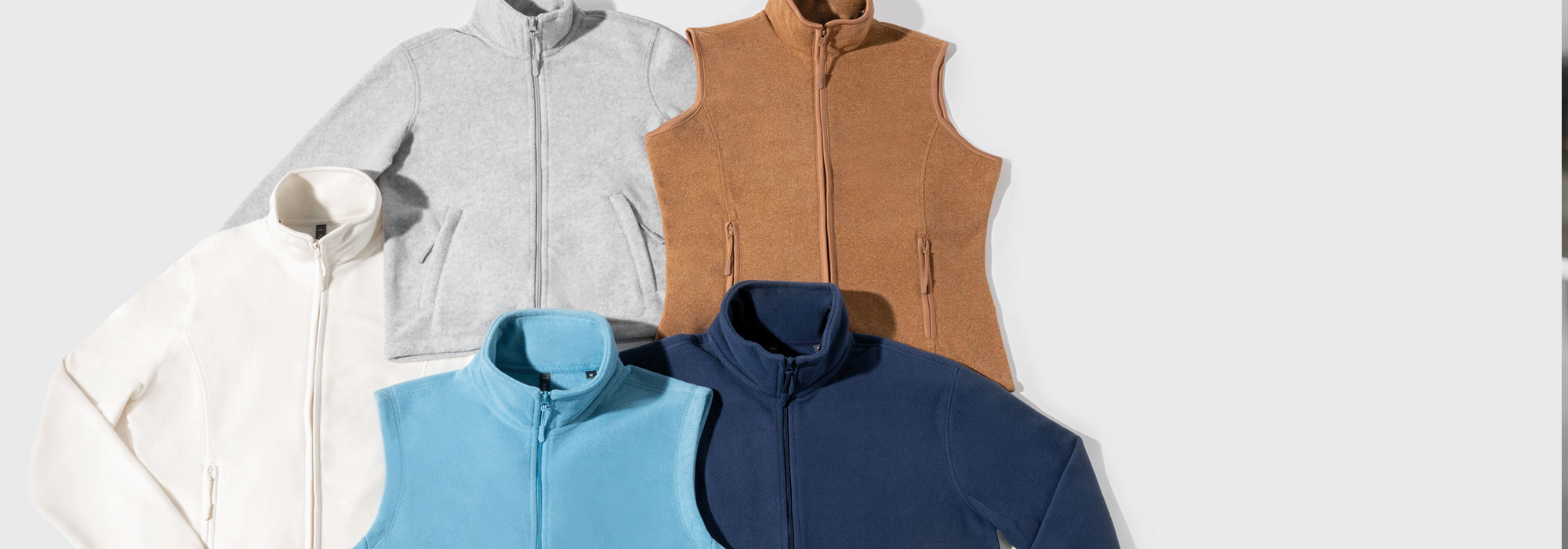 The winter essential: customisable fleece jackets